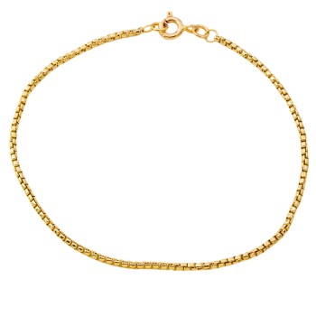 9ct gold 7 inch belcher Bracelet